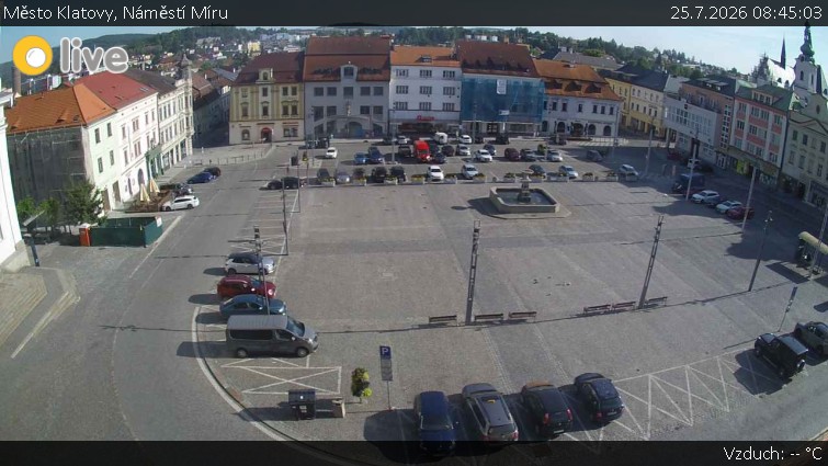Město Klatovy - Náměstí Míru - 25.7.2026 v 08:45