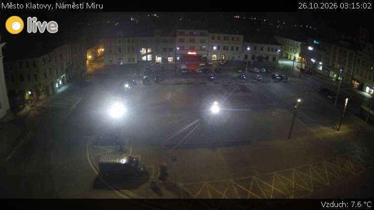 Město Klatovy - Náměstí Míru - 26.10.2026 v 03:15