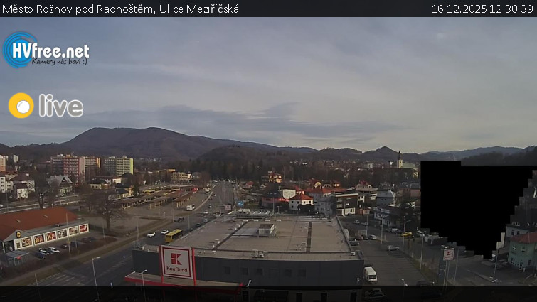 Město Rožnov pod Radhoštěm - Ulice Meziříčská - 16.12.2025 v 12:30
