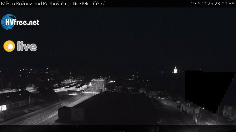 Město Rožnov pod Radhoštěm - Ulice Meziříčská - 27.5.2026 v 23:00