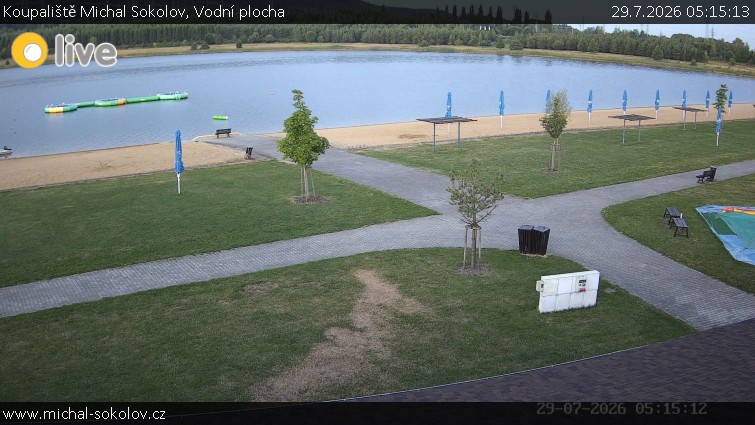 Koupaliště Michal Sokolov - Vodní plocha - 29.7.2026 v 05:15