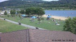 Beach, water slide