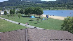 Beach, water slide