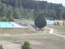 Summer swimming pool