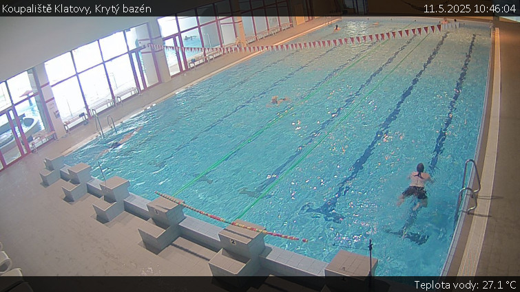 Koupaliště Klatovy - Krytý bazén - 11.5.2025 v 10:46 Koupaliště Klatovy - Krytý bazén - 11.5.2025 v 10:46