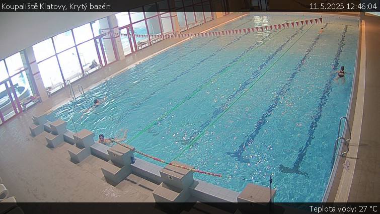 Koupaliště Klatovy - Krytý bazén - 11.5.2025 v 12:46 Koupaliště Klatovy - Krytý bazén - 11.5.2025 v 12:46