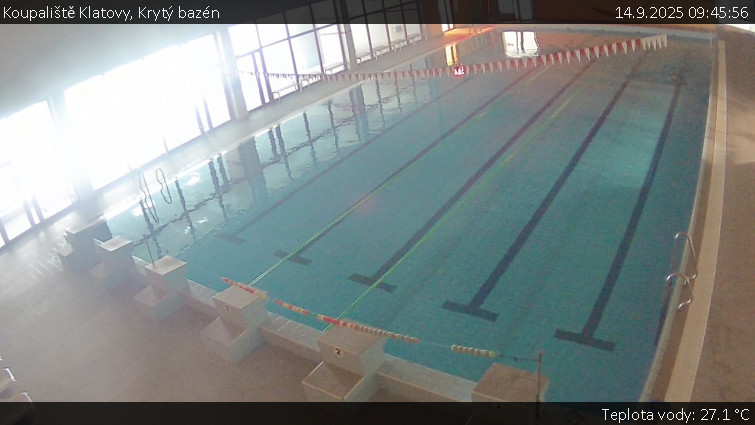 Koupaliště Klatovy - Krytý bazén - 14.9.2025 v 09:45 Koupaliště Klatovy - Krytý bazén - 14.9.2025 v 09:45