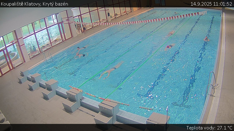 Koupaliště Klatovy - Krytý bazén - 14.9.2025 v 11:01 Koupaliště Klatovy - Krytý bazén - 14.9.2025 v 11:01
