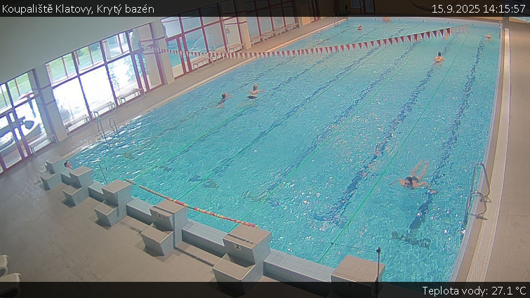 Koupaliště Klatovy - Krytý bazén - 15.9.2025 v 14:15 Koupaliště Klatovy - Krytý bazén - 15.9.2025 v 14:15