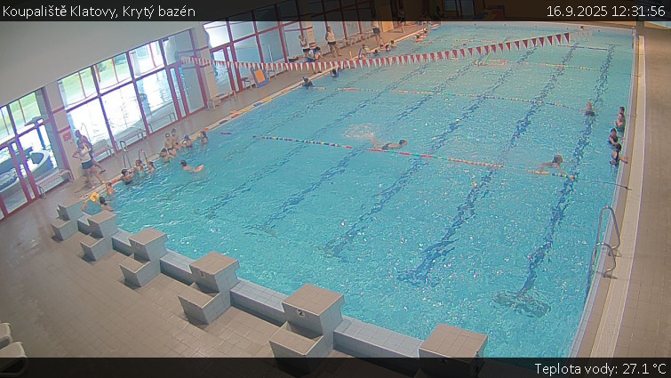 Koupaliště Klatovy - Krytý bazén - 16.9.2025 v 12:31 Koupaliště Klatovy - Krytý bazén - 16.9.2025 v 12:31