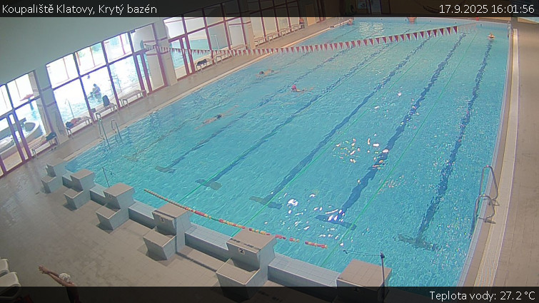 Koupaliště Klatovy - Krytý bazén - 17.9.2025 v 16:01 Koupaliště Klatovy - Krytý bazén - 17.9.2025 v 16:01