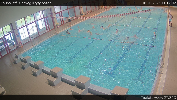 Koupaliště Klatovy - Krytý bazén - 16.10.2025 v 11:17 Koupaliště Klatovy - Krytý bazén - 16.10.2025 v 11:17