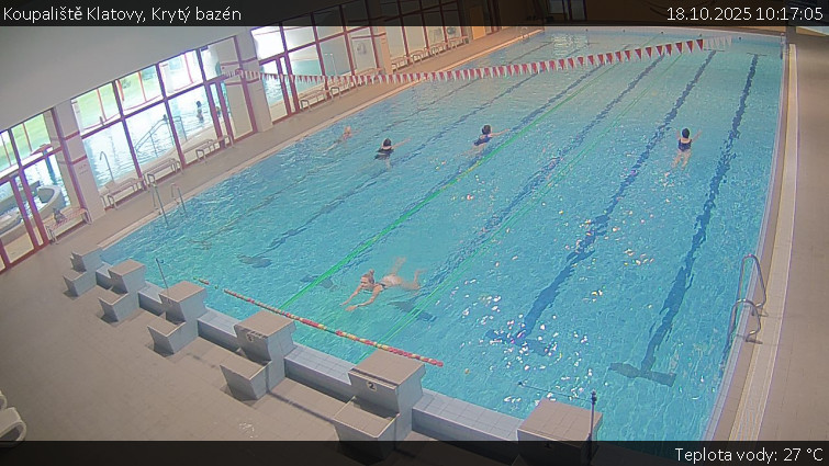 Koupaliště Klatovy - Krytý bazén - 18.10.2025 v 10:17 Koupaliště Klatovy - Krytý bazén - 18.10.2025 v 10:17
