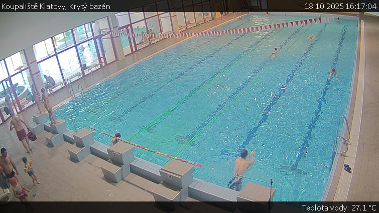 Koupaliště Klatovy - Krytý bazén - 18.10.2025 v 16:17 Koupaliště Klatovy - Krytý bazén - 18.10.2025 v 16:17