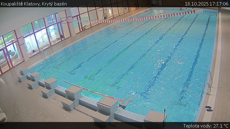 Koupaliště Klatovy - Krytý bazén - 18.10.2025 v 17:17 Koupaliště Klatovy - Krytý bazén - 18.10.2025 v 17:17