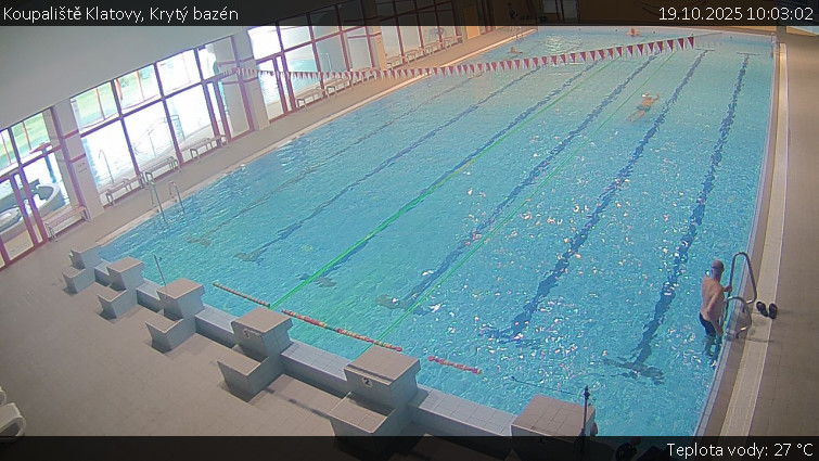 Koupaliště Klatovy - Krytý bazén - 19.10.2025 v 10:03 Koupaliště Klatovy - Krytý bazén - 19.10.2025 v 10:03