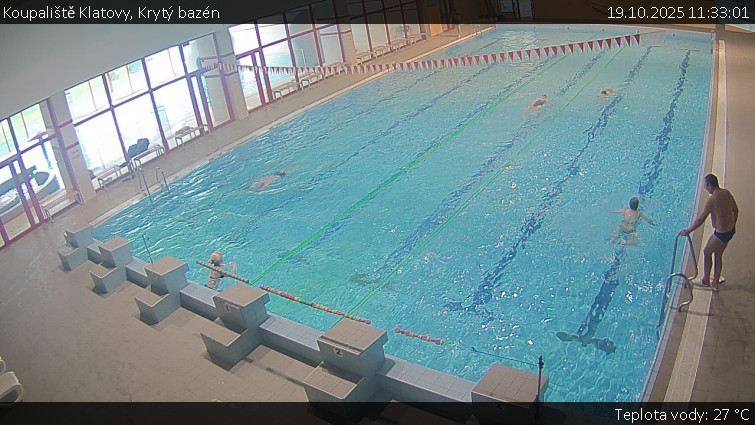 Koupaliště Klatovy - Krytý bazén - 19.10.2025 v 11:33 Koupaliště Klatovy - Krytý bazén - 19.10.2025 v 11:33