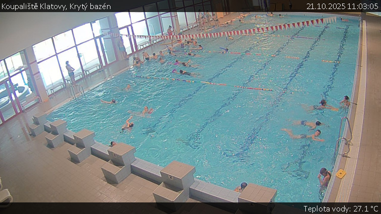Koupaliště Klatovy - Krytý bazén - 21.10.2025 v 11:03 Koupaliště Klatovy - Krytý bazén - 21.10.2025 v 11:03