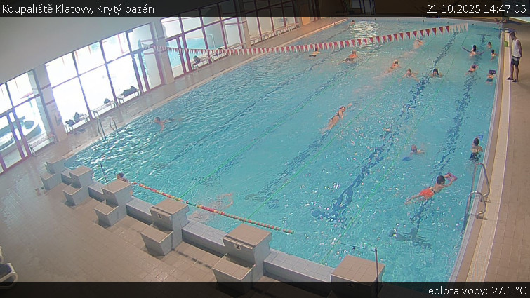 Koupaliště Klatovy - Krytý bazén - 21.10.2025 v 14:47 Koupaliště Klatovy - Krytý bazén - 21.10.2025 v 14:47