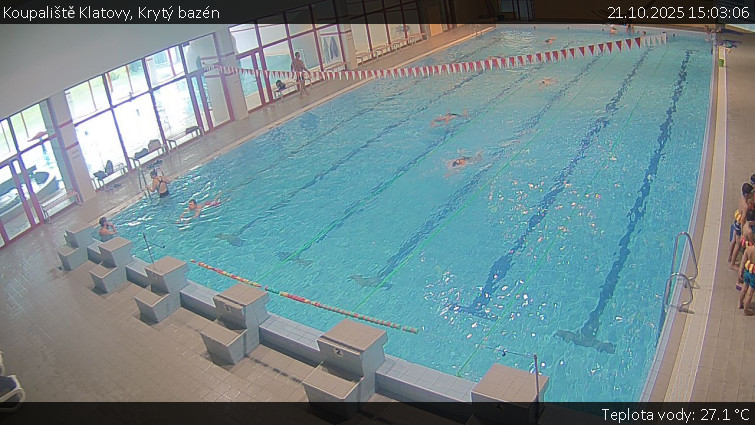 Koupaliště Klatovy - Krytý bazén - 21.10.2025 v 15:03 Koupaliště Klatovy - Krytý bazén - 21.10.2025 v 15:03