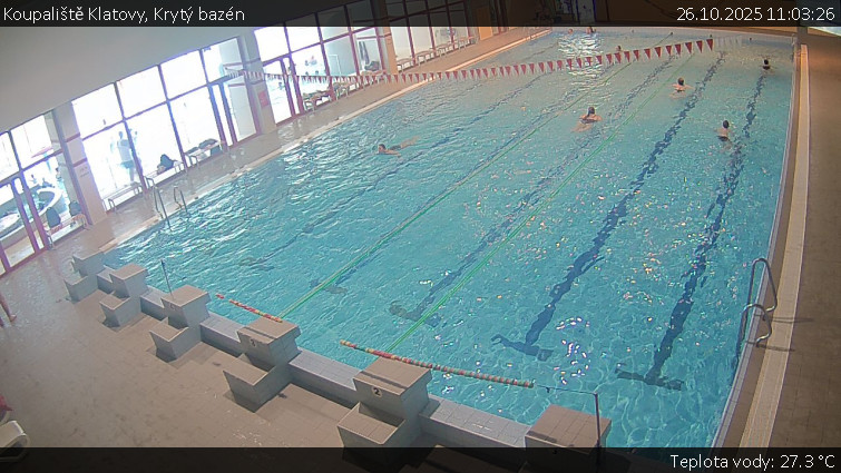 Koupaliště Klatovy - Krytý bazén - 26.10.2025 v 11:03 Koupaliště Klatovy - Krytý bazén - 26.10.2025 v 11:03