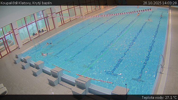 Koupaliště Klatovy - Krytý bazén - 28.10.2025 v 14:03 Koupaliště Klatovy - Krytý bazén - 28.10.2025 v 14:03