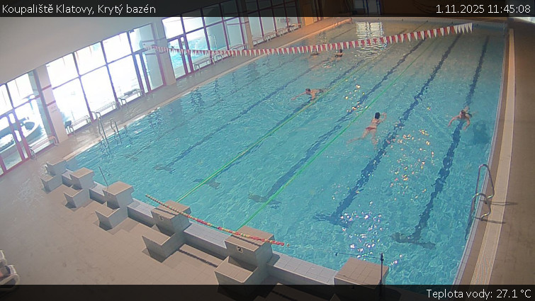 Koupaliště Klatovy - Krytý bazén - 1.11.2025 v 11:45 Koupaliště Klatovy - Krytý bazén - 1.11.2025 v 11:45