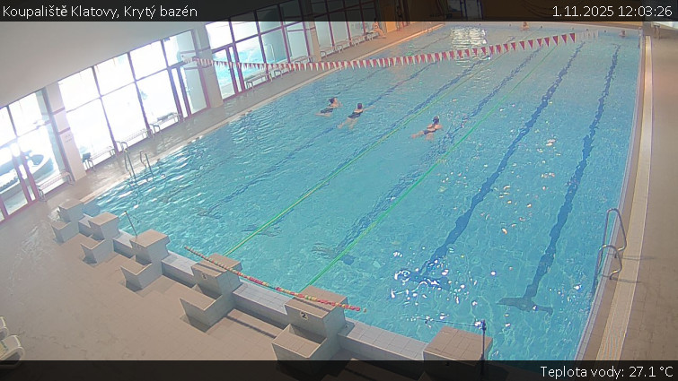 Koupaliště Klatovy - Krytý bazén - 1.11.2025 v 12:03 Koupaliště Klatovy - Krytý bazén - 1.11.2025 v 12:03