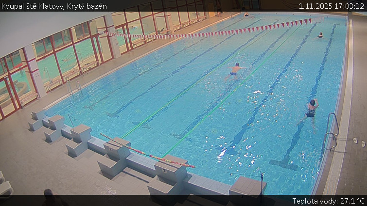 Koupaliště Klatovy - Krytý bazén - 1.11.2025 v 17:03 Koupaliště Klatovy - Krytý bazén - 1.11.2025 v 17:03