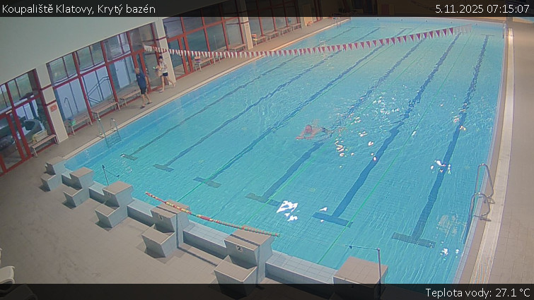 Koupaliště Klatovy - Krytý bazén - 5.11.2025 v 07:15
