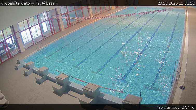 Koupaliště Klatovy - Krytý bazén - 23.12.2025 v 11:31