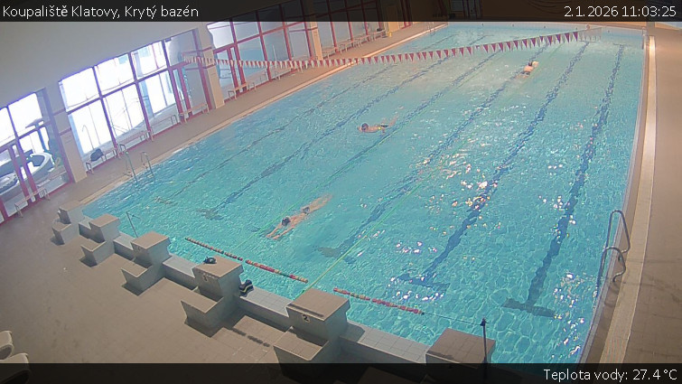 Koupaliště Klatovy - Krytý bazén - 2.1.2026 v 11:03