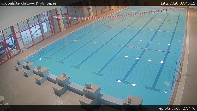 Koupaliště Klatovy - Krytý bazén - 19.2.2026 v 08:45