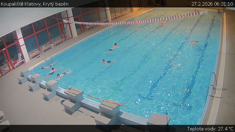 Koupaliště Klatovy - Krytý bazén - 27.2.2026 v 06:31