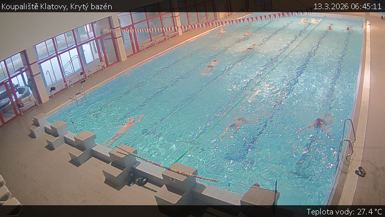 Koupaliště Klatovy - Krytý bazén - 13.3.2026 v 06:45