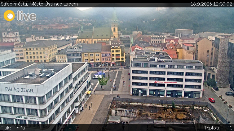 Město Ústí nad Labem - Střed města - 18.9.2025 v 12:30 Město Ústí nad Labem - Střed města - 18.9.2025 v 12:30