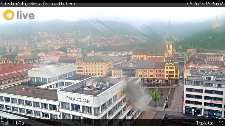Město Ústí nad Labem - Střed města - 7.5.2026 v 16:30