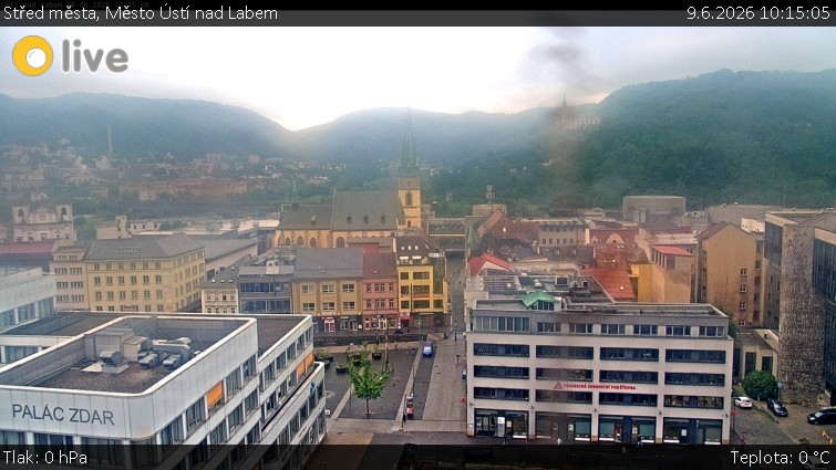 Město Ústí nad Labem - Střed města - 9.6.2026 v 10:15