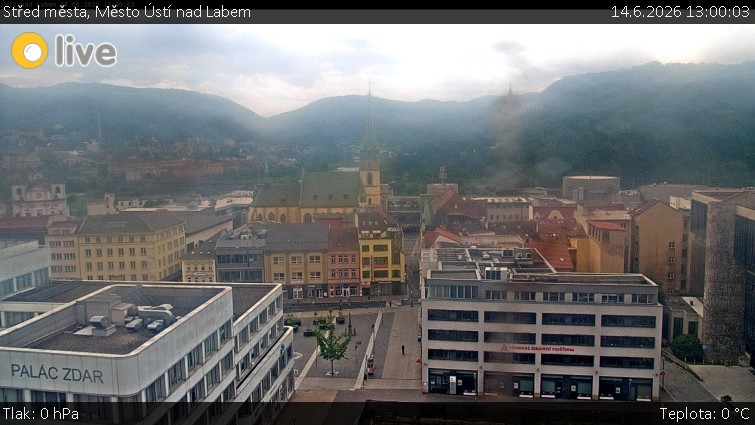 Město Ústí nad Labem - Střed města - 14.6.2026 v 13:00