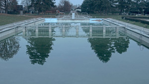 Městské koupaliště Opava - Hlavní bazén - 15.11.2025 v 06:45 Městské koupaliště Opava - Hlavní bazén - 15.11.2025 v 06:45