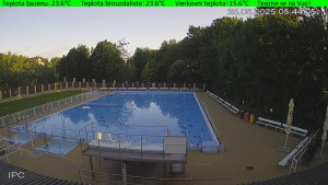 Koupaliště Osíčko - Hlavní bazen - 25.6.2025 v 05:45