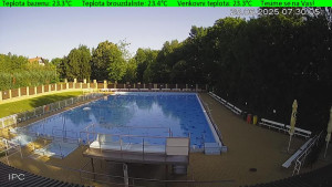 Koupaliště Osíčko - Hlavní bazen - 25.6.2025 v 07:30