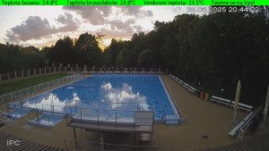 Koupaliště Osíčko - Hlavní bazen - 25.6.2025 v 20:45