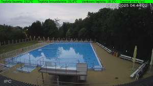 Koupaliště Osíčko - Hlavní bazen - 4.7.2025 v 04:45