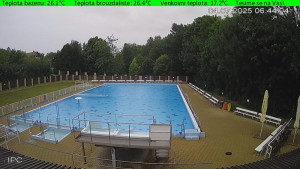 Koupaliště Osíčko - Hlavní bazen - 4.7.2025 v 06:45
