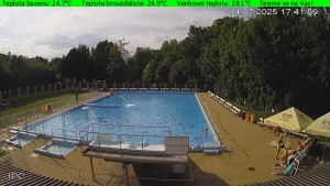 Koupaliště Osíčko - Hlavní bazen - 14.7.2025 v 17:45