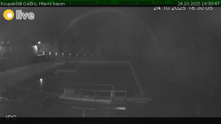 Koupaliště Osíčko - Hlavní bazen - 24.10.2025 v 18:30 Koupaliště Osíčko - Hlavní bazen - 24.10.2025 v 18:30