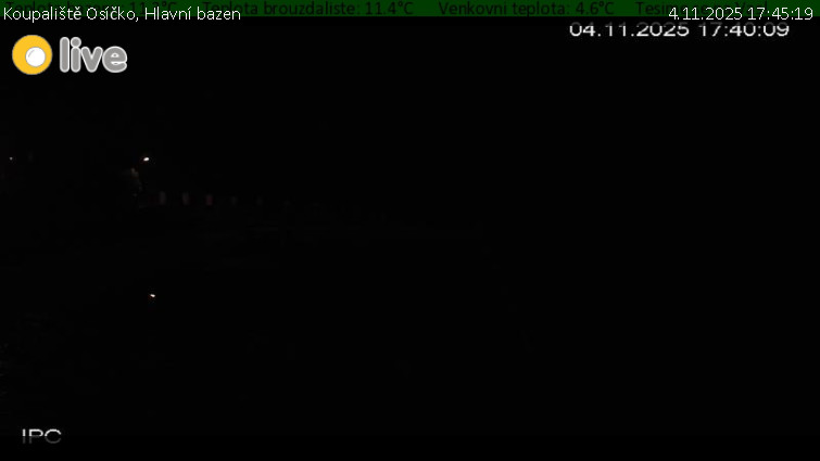 Koupaliště Osíčko - Hlavní bazen - 4.11.2025 v 17:45