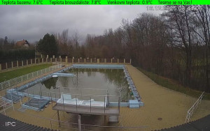 Koupaliště Osíčko - Hlavní bazen - 16.12.2025 v 08:45 Koupaliště Osíčko - Hlavní bazen - 16.12.2025 v 08:45