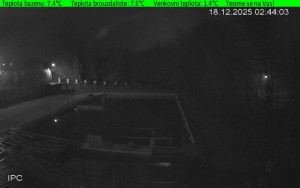 Koupaliště Osíčko - Hlavní bazen - 18.12.2025 v 02:45 Koupaliště Osíčko - Hlavní bazen - 18.12.2025 v 02:45